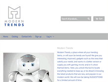 Tablet Screenshot of modern-trends.com